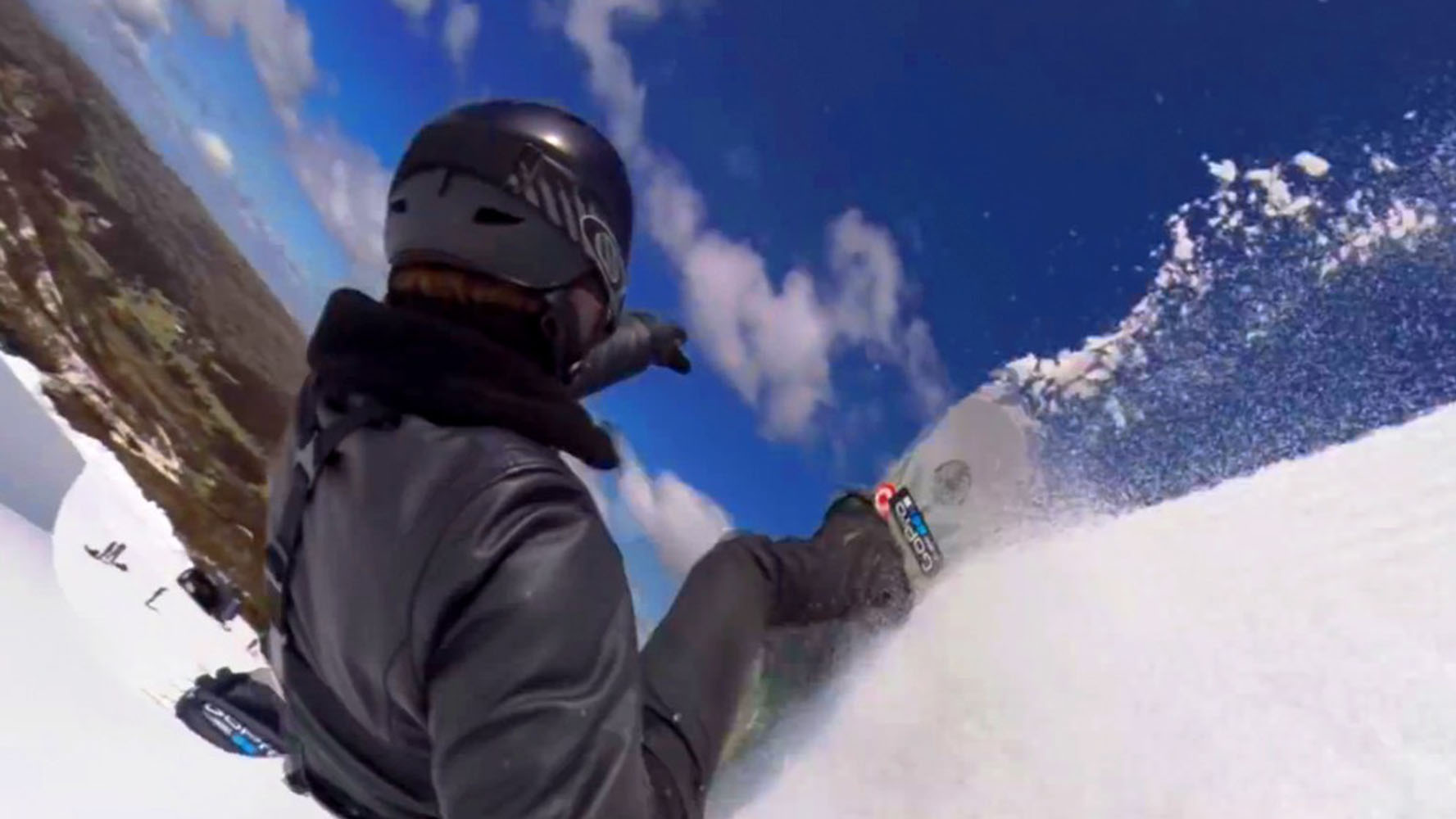 Camera mount for snowboarding SailVideoSystem