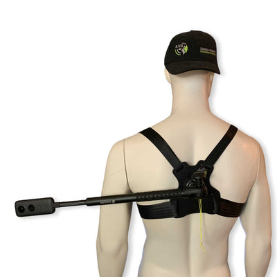Third person Shoulder mount for Insta360 360Video, sideways backpack mount
