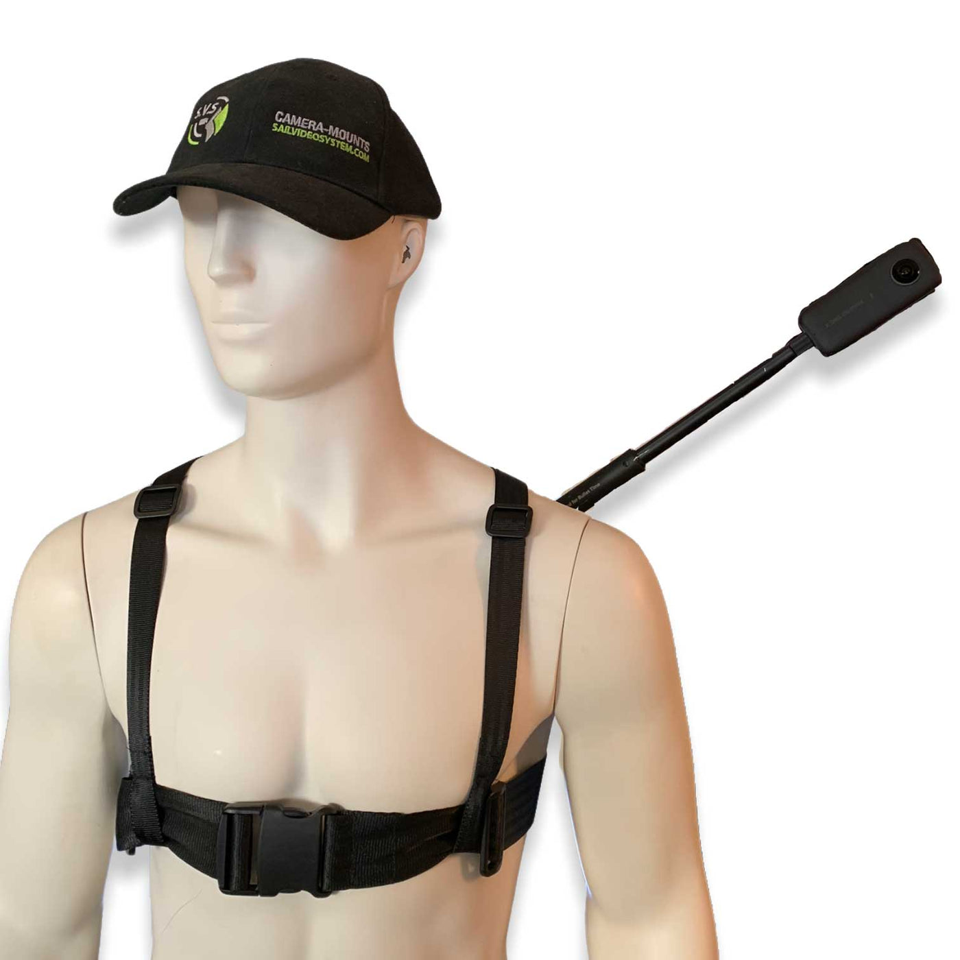 Third person Shoulder mount for Insta360, backpack mount