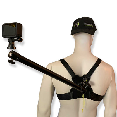 Third person Shoulder mount for 360video and action cameras