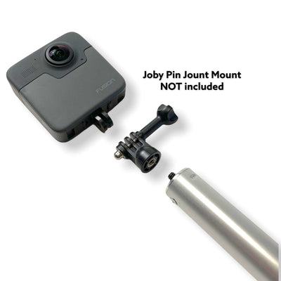 100% invisible camera pole for 360 cams